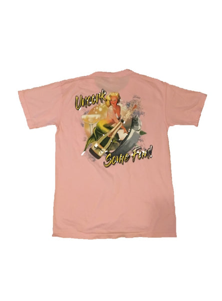 Champagne Mermaid Pocketed T-Shirt - Blossom